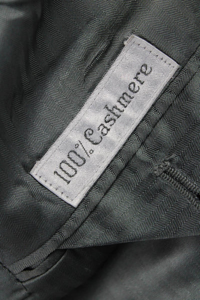 Peterborough Row Mens Black Cashmere Blazer Size 40