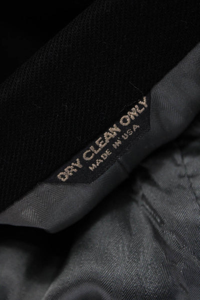 Peterborough Row Mens Black Cashmere Blazer Size 40