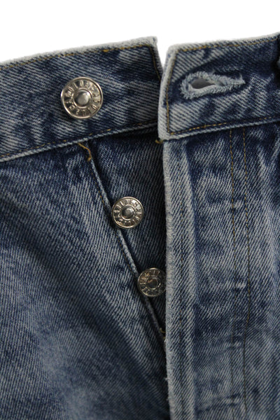 Agolde Women Boyfriend Mom High Rise Blue Jeans Size 28