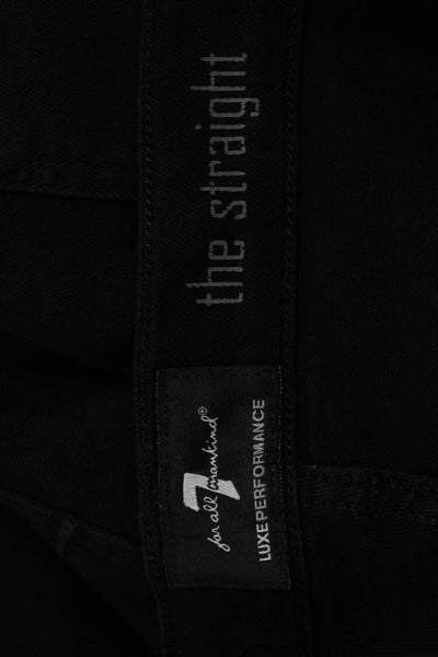 7 For All Mankind Men Black Classic Pants Big Tall Size 40