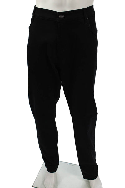 7 For All Mankind Mens Black Button Fly Pants Big & Tall Size 40