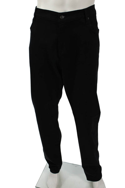 7 For All Mankind Mens Black Pants Classic Button Fly Size 40