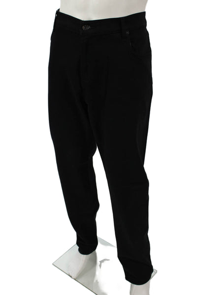 7 For All Mankind Mens Black Pants Classic Button Fly Size 40