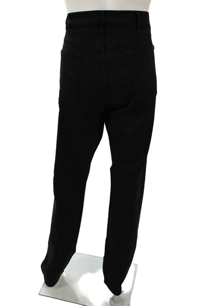 7 For All Mankind Mens Black Pants Classic Button Fly Size 40