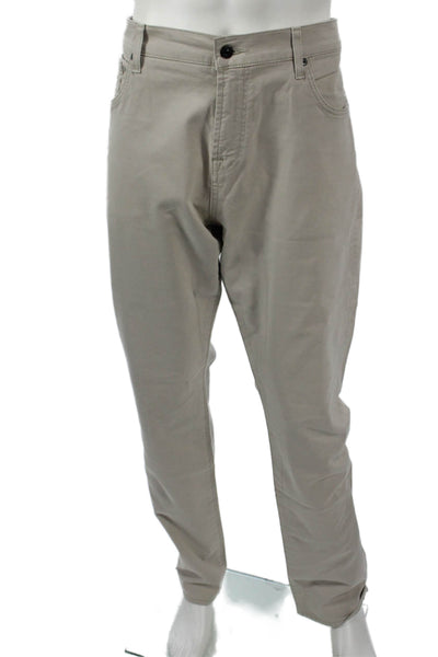 7 For All Mankind Mens Beige Chinos Size 40