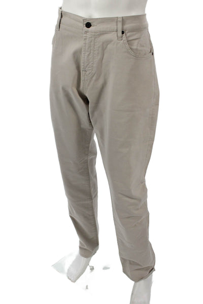 7 For All Mankind Mens Beige Chinos Size 40