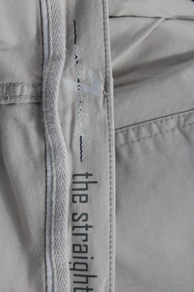7 For All Mankind Mens Beige Chinos Size 40