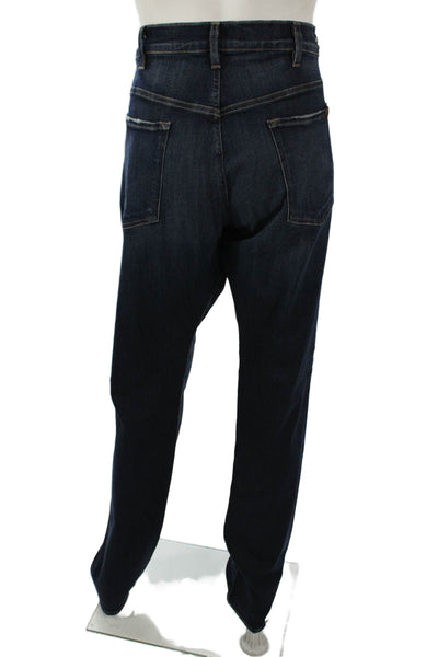 7 For All Mankind Mens Straight Dark Blue Jeans Size 40