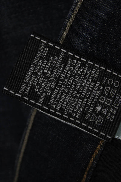 7 For All Mankind Mens Straight Dark Blue Jeans Size 40