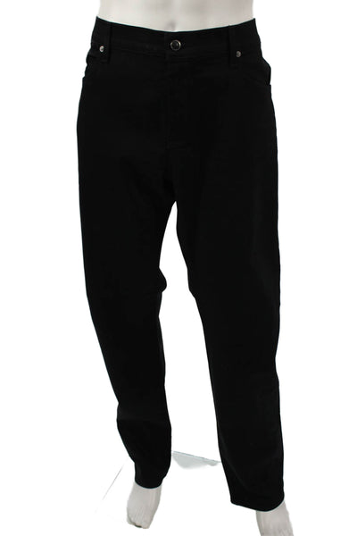 7 For All Mankind Mens Jeans Black Button Fly Big & Tall Size 40