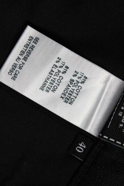 7 For All Mankind Mens Black Straight Jeans Size 40