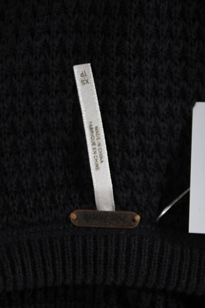Free People Unisex Black Pullover Sweater Size XS