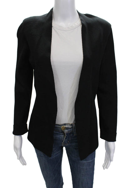 M.M. Lafleur Women Black Classic Blazer Long Sleeve Size M