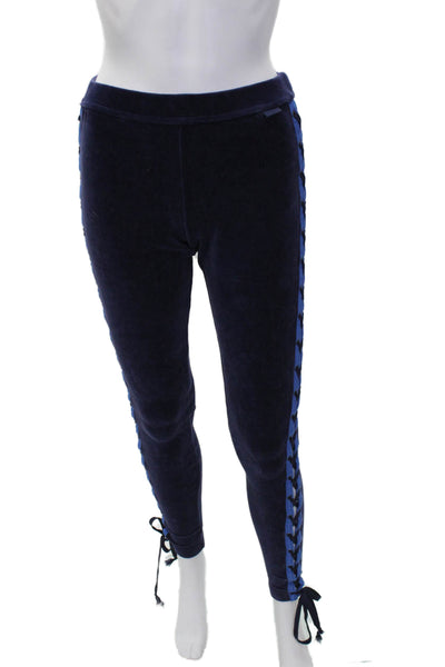 Puma By Rihanna Womens Pullover Hoodie Dark Blue Polyester Blend Size XS