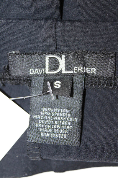 David Lerner Unisex Biker Shorts Black Size S