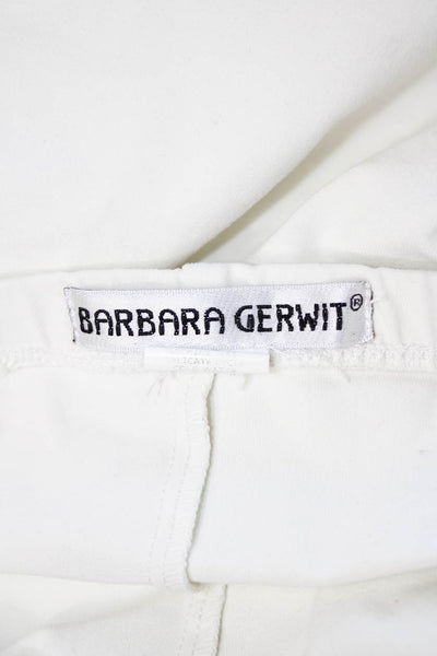 Barbara Gerwit Womens White Capri Leggings Nylon Solid Size XS