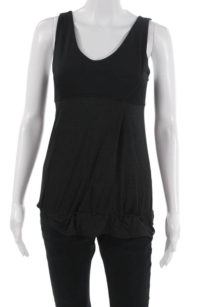 Lululemon Women Tunic Tank Black V-Neck Sleeveless Size 6