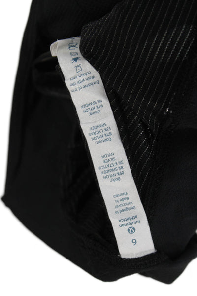 Lululemon Women Tunic Tank Black V-Neck Sleeveless Size 6