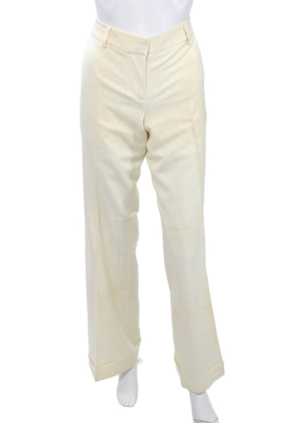 J Crew Women Dress Pants Beige Polyester Blend Size 6
