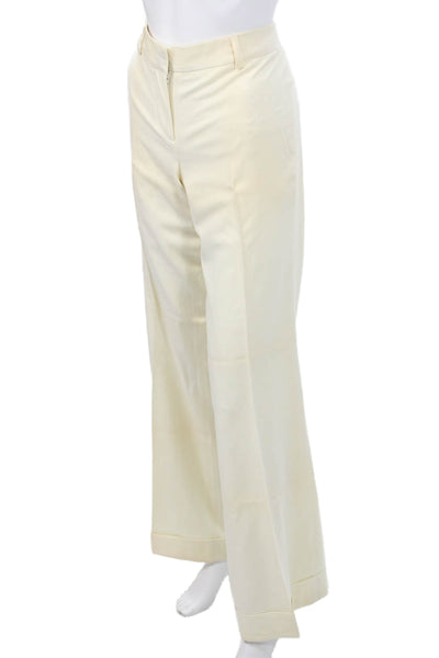 J Crew Women Dress Pants Beige Polyester Blend Size 6