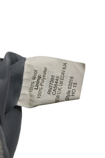 J Crew Womens Straight Pencil Wool Skirt Gray Short Petite Size 00