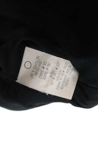 Theory Women Fit & Flare Mini Dress Black Sleeveless Size 00