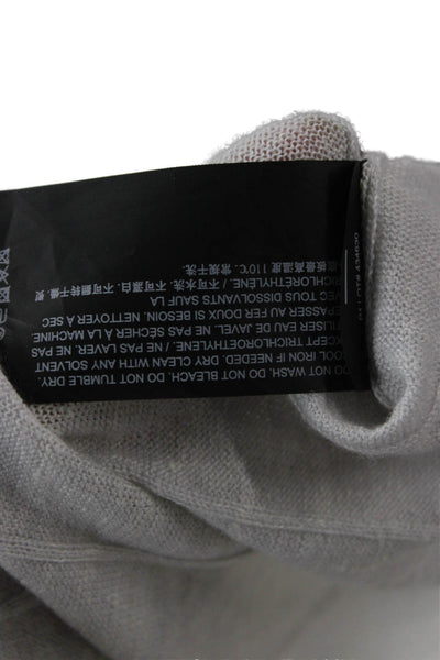 Theory Unisex Cardigan Sweater Beige Merino Wool Linen Long Sleeve Size PP