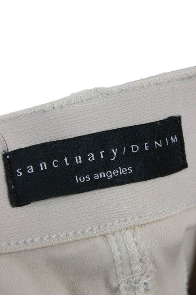 Sanctuary Unisex Cargo Chinos Beige Size 27