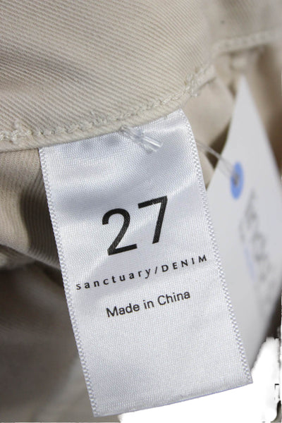 Sanctuary Unisex Cargo Chinos Beige Size 27