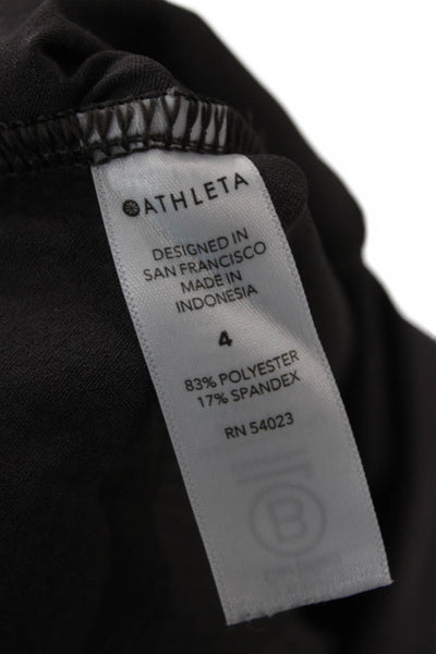 Athleta Women Ankle Leggings Dark Gray Size 4