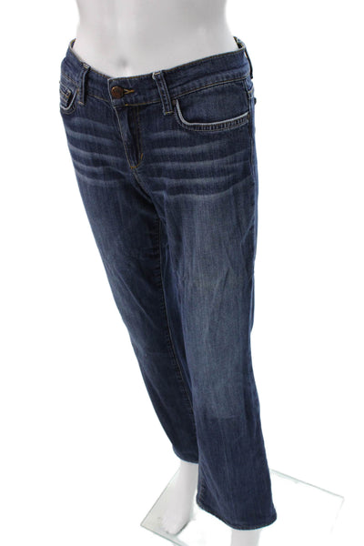 Joes Womens Bootcut Dark Blue Jeans Designer Size 28