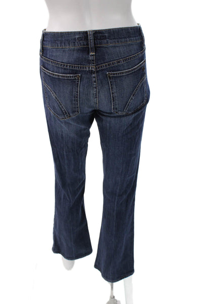 Joes Womens Bootcut Dark Blue Jeans Designer Size 28
