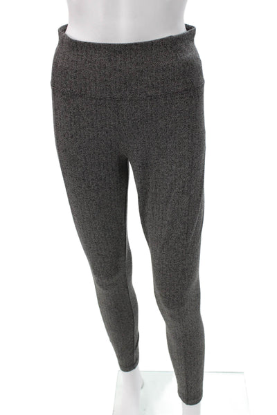 Athleta Women Ankle Leggings Dark Gray Herringbone Petite Size S