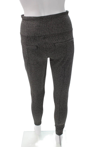 Athleta Women Ankle Leggings Dark Gray Herringbone Petite Size S