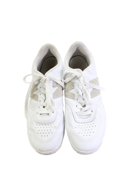 New Balance Mens Leather BB80 Low Top Sneakers White Beige Size 10
