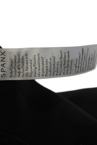 Spanx Women Ankle Jeggings Black Leopard Print Size M
