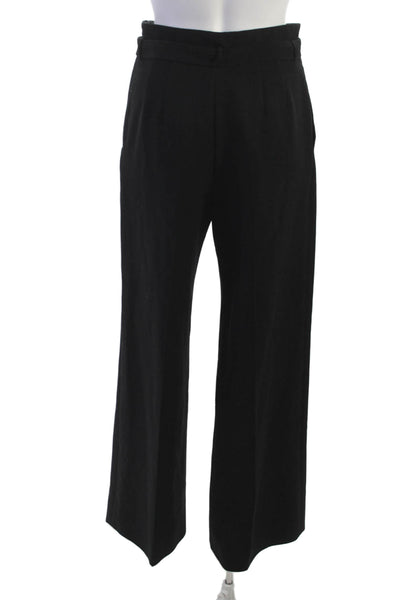 Maje Women Dress Pants Black Buckle Size S