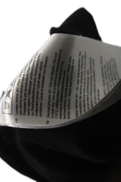 Maje Women Dress Pants Black Buckle Size S