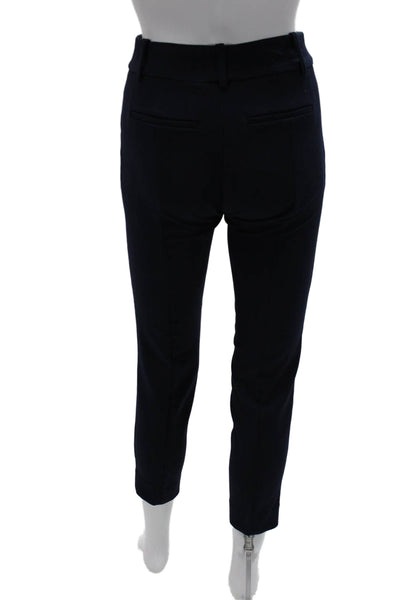 J Crew Women Cropped Ankle Dress Pants Dark Blue Size 00