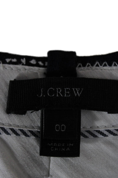 J Crew Women Cropped Ankle Dress Pants Dark Blue Size 00