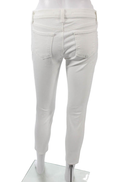J Brand Womens Ankle Skinny Jeans White Size 26