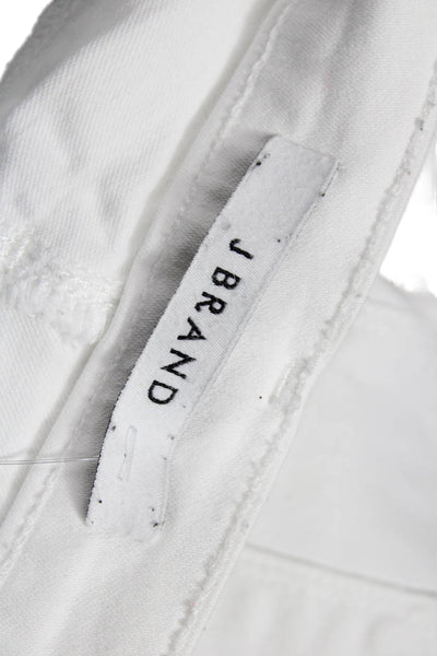 J Brand Womens Ankle Skinny Jeans White Size 26