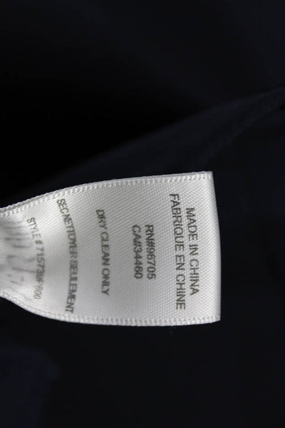 Rebecca Taylor Womens Black Dress Pants Hook & Eye Size 4