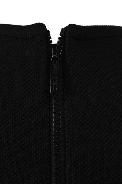 Cynthia Rowley Womens Black Sleeveless Basic Tank Crew Neck Size XS