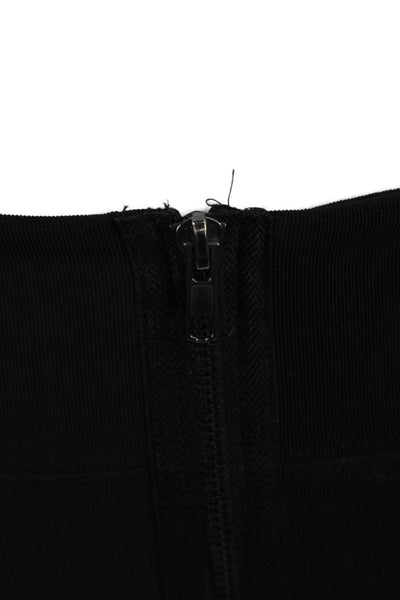 Millau Womens Bandage Mini Skirt Black Cotton Size S