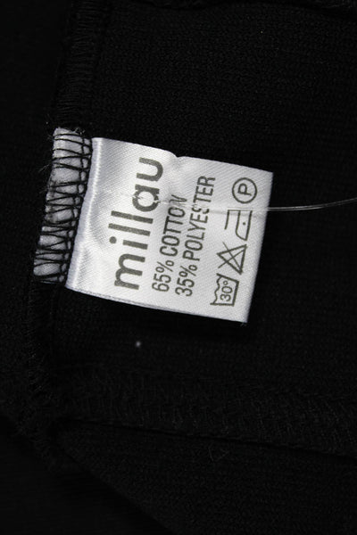 Millau Womens Bandage Mini Skirt Black Cotton Size S