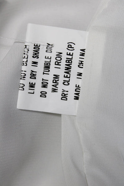 Saints + Secrets Women Shift Mini Dress White Bird Graphic Size 10