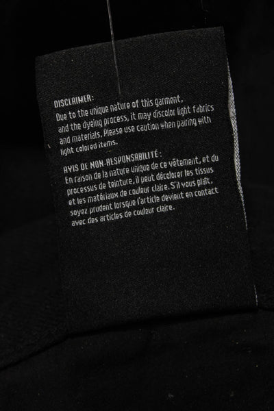 3x1 NYC Womens Ankle Cropped Straight High Rise Black Jeans Size 24