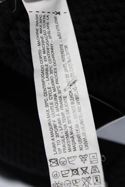 Zara Knit Unisex Pullover Sweater Black Size M