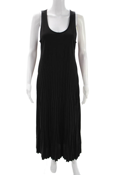 Massimo Dutti Womens Maxi Tank Dress Black Size M